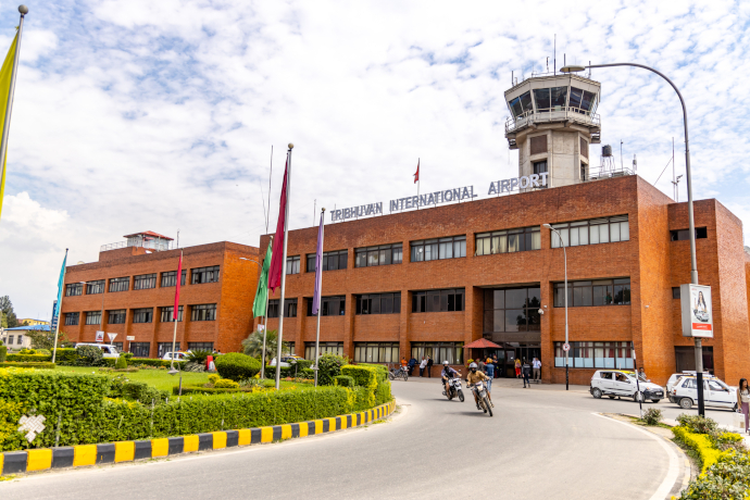 Tribhuvan International Airport serves Nepal's capital, Kathmandu.